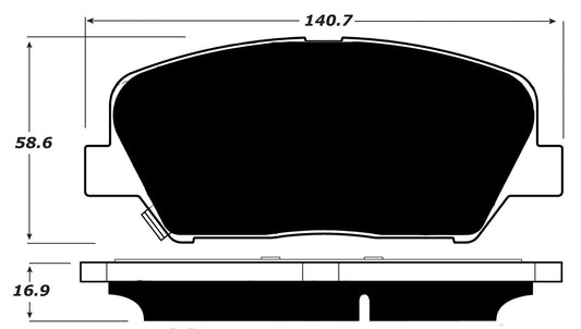 Porterfield Brake Pads for 2013 HYUNDAI GENESIS COUPE