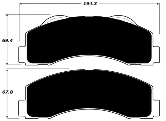 Porterfield Brake Pads for 2013 FORD EXPEDITION
