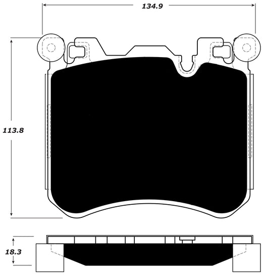 Porterfield Brake Pads for 2014 BMW X5 50i "M" Performance Brakes