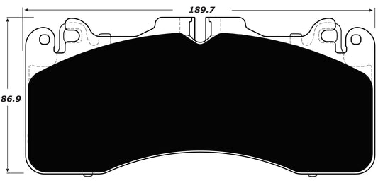 Porterfield Brake Pads for 2012 LEXUS LS 460L w/Sport Pkg