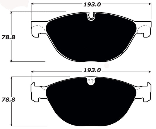 Porterfield Brake Pads for 2013 JAGUAR XF/XFR V8