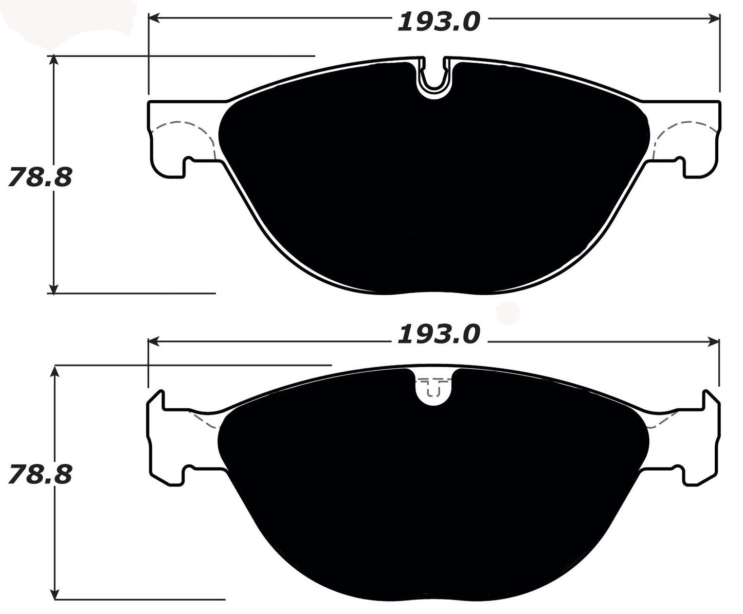 Porterfield Brake Pads for 2013 JAGUAR XKR