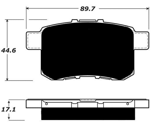 Porterfield Brake Pads for 2012 HONDA ACCORD Sedan LX-P