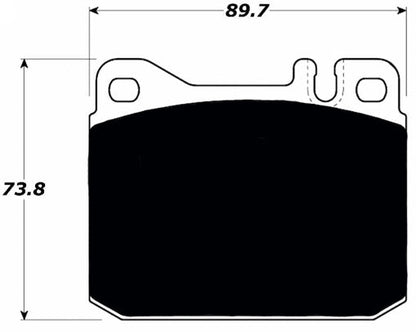 Porterfield Brake Pads for 1986 Mercedes-Benz 300SEL