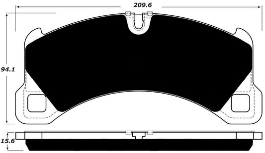Porterfield Brake Pads for 2011 PORSCHE CAYENNE w/350mm Front Rotor