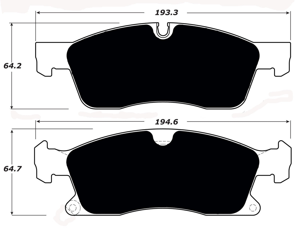 Porterfield Brake Pads for 2012 DODGE DURANGO