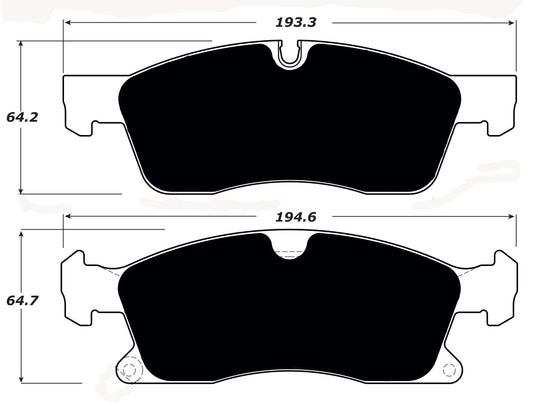 Porterfield Brake Pads for 2014 MERCEDES-BENZ GL-350