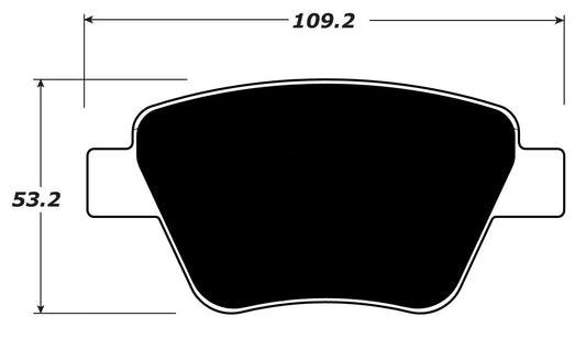 Porterfield Brake Pads for 2012 VOLKSWAGEN PASSAT