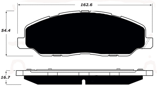 Porterfield Brake Pads for 2013 FORD MUSTANG V6