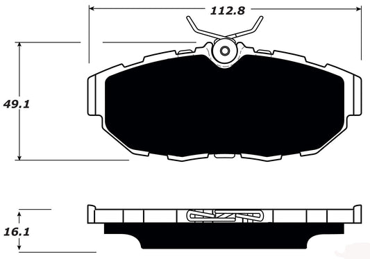 Porterfield Brake Pads for 2014 FORD MUSTANG V6