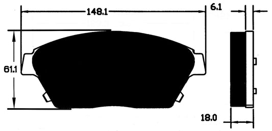 Porterfield Brake Pads for 2016 BUICK Encore
