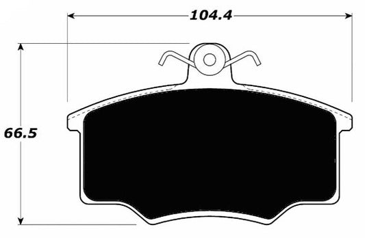 Porterfield Brake Pads for 1984 AUDI 4000 4E