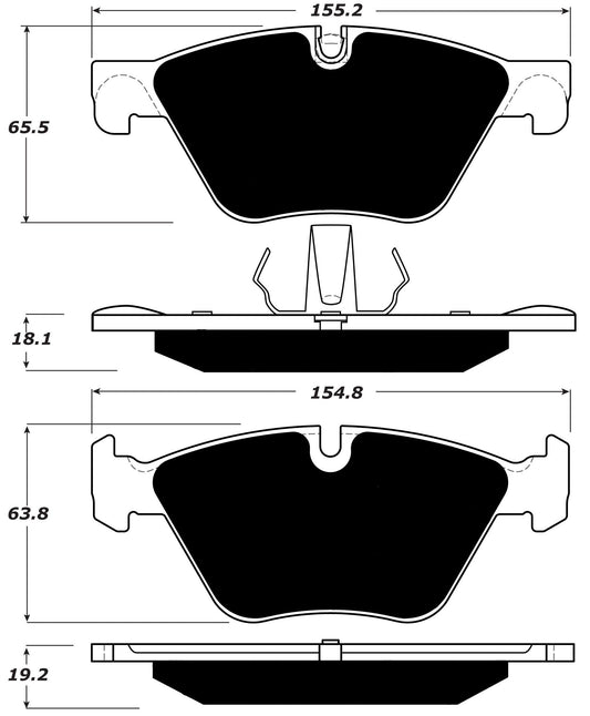 Porterfield Brake Pads for 2014 BMW 528 Series