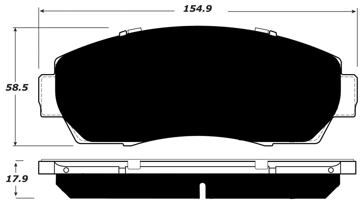 Porterfield Brake Pads for 2012 HONDA CROSSTOUR