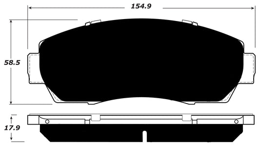 Porterfield Brake Pads for 2013 HONDA CROSSTOUR