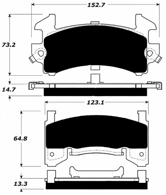 Porterfield Brake Pads for 2003 GMC Sonoma 2WD