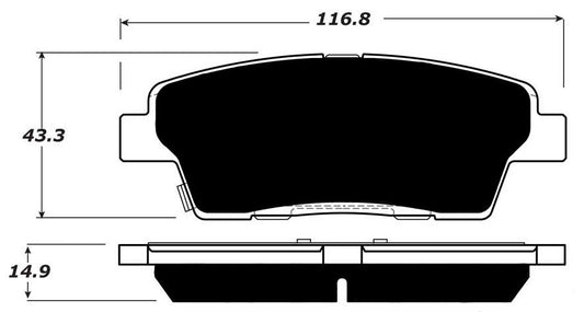 Porterfield Brake Pads for 2013 HYUNDAI GENESIS SEDAN V6
