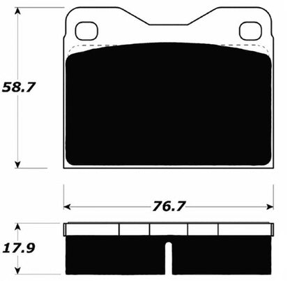 Porterfield Brake Pads for 1985 Ferrari 512 BB