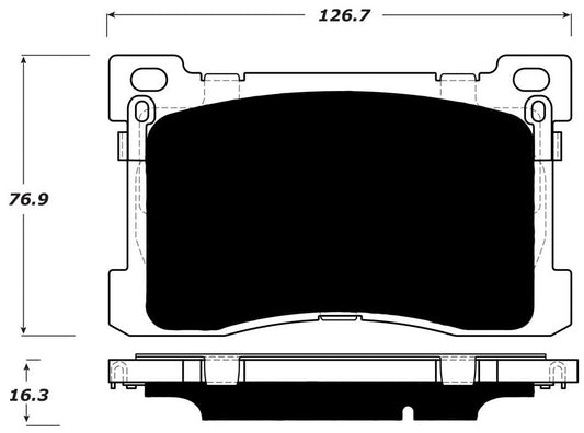Porterfield Brake Pads for 2012 HYUNDAI EQUUS 5.0L