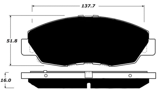Porterfield Brake Pads for 2013 HONDA CIVIC Sedan LX