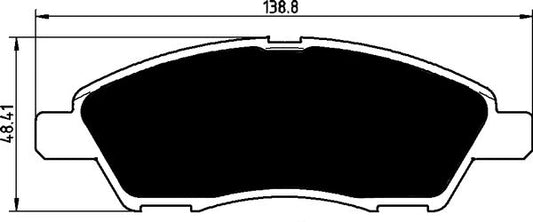 Porterfield Brake Pads for 2016 NISSAN VERSA