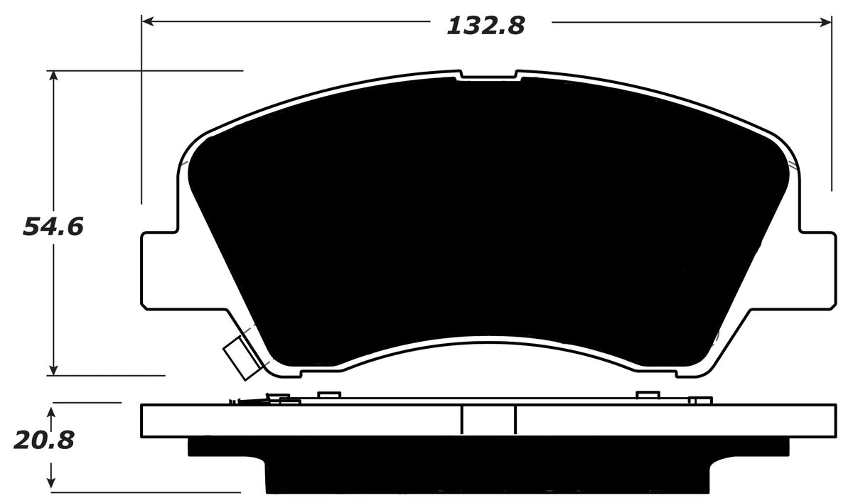 Porterfield Brake Pads for 2016 HYUNDAI ACCENT