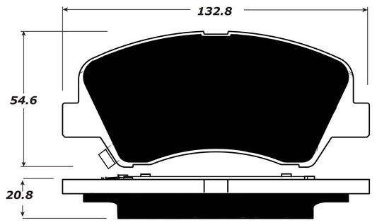 Porterfield Brake Pads for 2013 KIA RIO