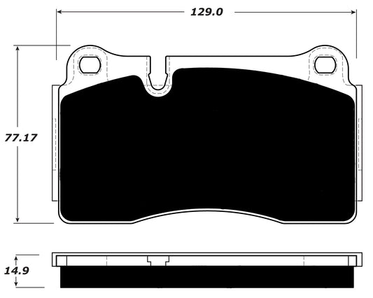 Porterfield Brake Pads for 2012 AUDI TT Quattro- TTRS