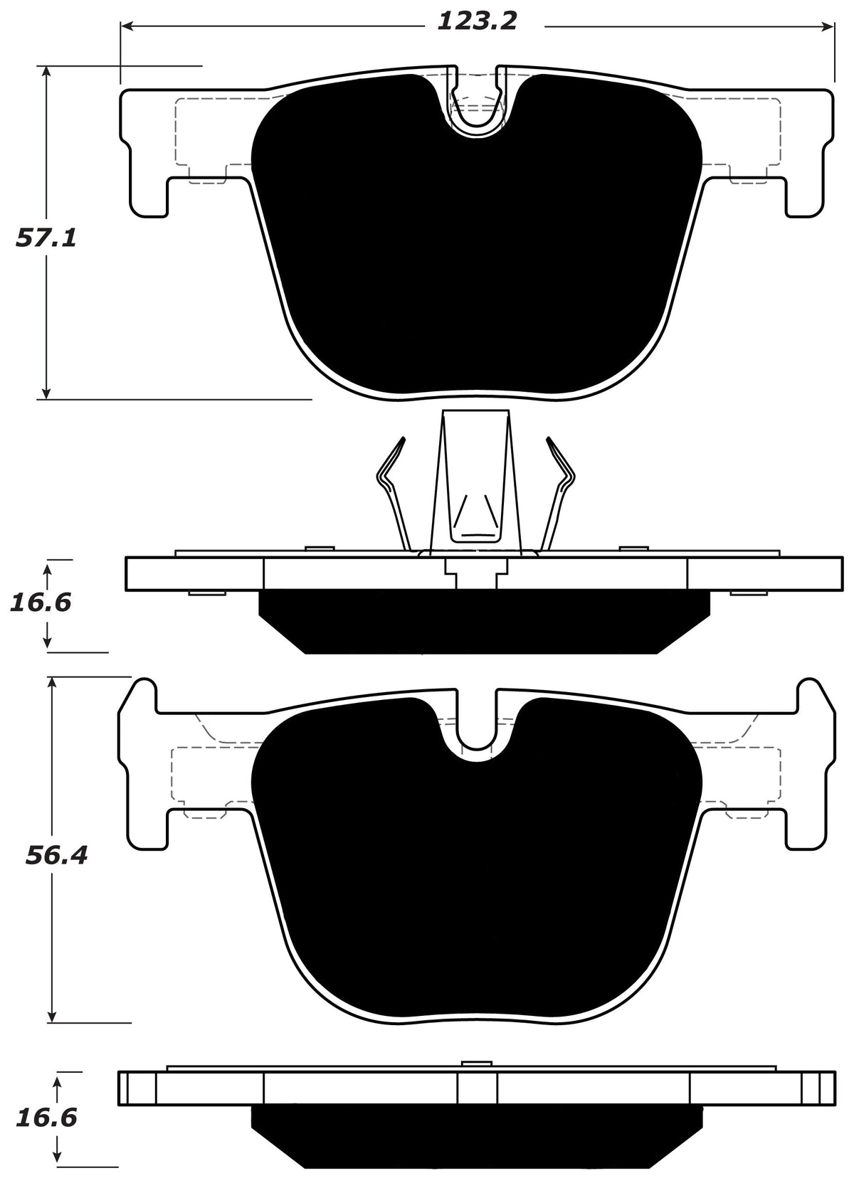 Porterfield Brake Pads for 2017 BMW 430i/430ix - M Sport Package