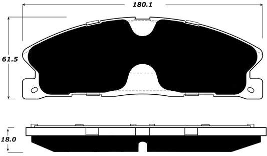 Porterfield Brake Pads for 2014 FORD FLEX w/Heavy Duty Brakes