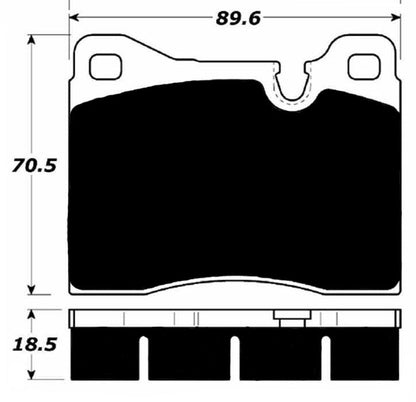 Porterfield Brake Pads for 1979 BMW 733I