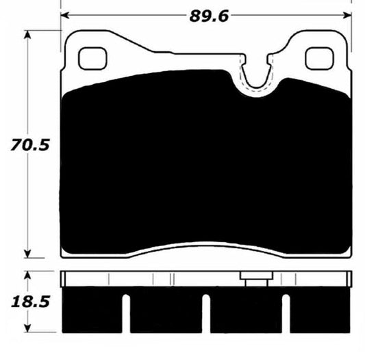 Porterfield Brake Pads for 1984 BMW 733I