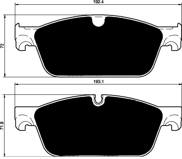 Porterfield Brake Pads for 2016 MERCEDES-BENZ GL550