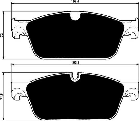 Porterfield Brake Pads for 2014 MERCEDES-BENZ ML550