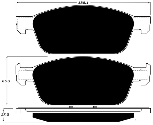 Porterfield Brake Pads for 2013 FORD FOCUS ST