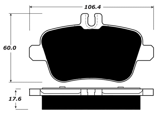 Porterfield Brake Pads for 2014 MERCEDES-BENZ SLK300