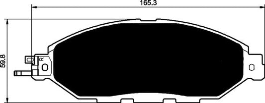 Porterfield Brake Pads for 2013 INFINITI JX35