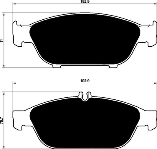 Porterfield Brake Pads for 2012 MERCEDES-BENZ E550 Cabriolet
