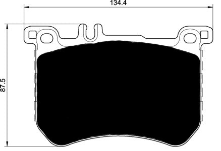 Porterfield Brake Pads for 2014 MERCEDES-BENZ SL550