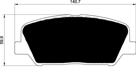 Porterfield Brake Pads for 2013 HYUNDAI VELOSTER Turbo