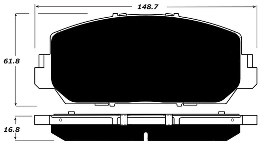Porterfield Brake Pads for 2014 ACURA RDX