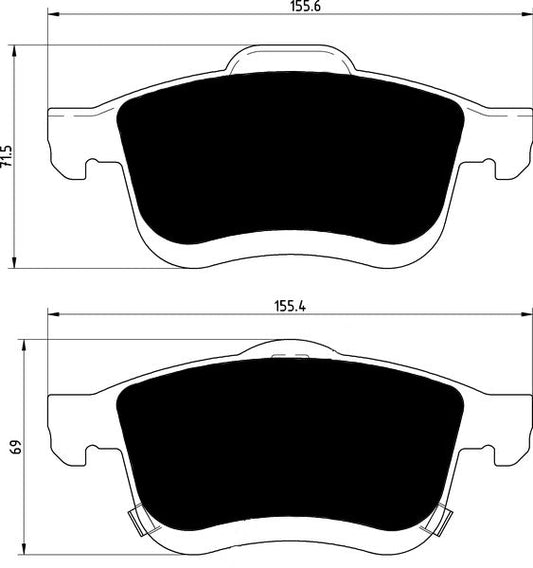 Porterfield Brake Pads for 2015 FIAT 500L