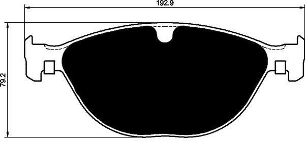 Porterfield Brake Pads for 2015 JAGUAR F-Type V8 S