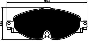 Porterfield Brake Pads for 2017 VOLKSWAGEN GOLF Wagon / Alltrack 312mm FD 253mm RD