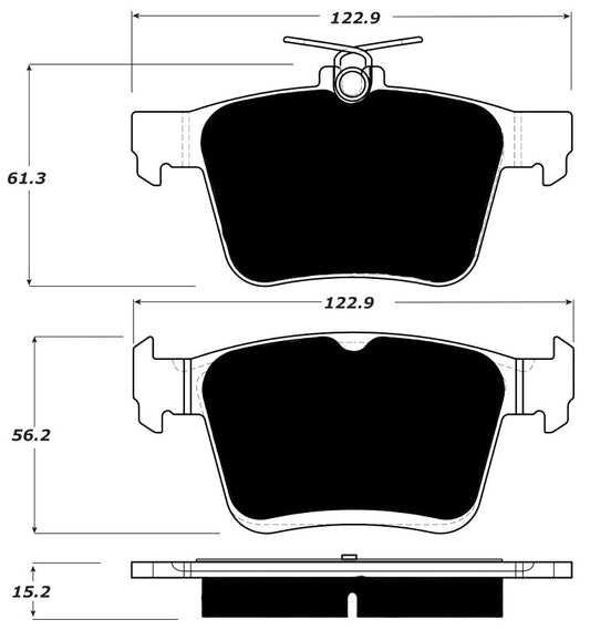 Porterfield Brake Pads for 2018 AUDI TT Quattro (Exc TTS) w/272mm RD