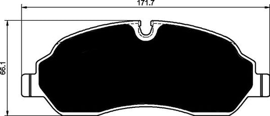 Porterfield Brake Pads for 2017 FORD TRANSIT