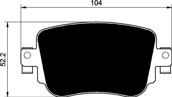 Porterfield Brake Pads for 2016 VOLKSWAGEN GOLF - 4 Door