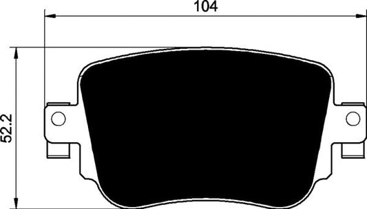 Porterfield Brake Pads for 2015 VOLKSWAGEN Golf Wagon/Alltrack - 4 Door