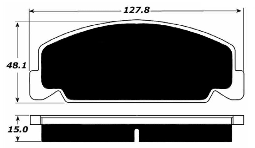 Porterfield Brake Pads for 1993 Honda Civic Coupe DX M/T
