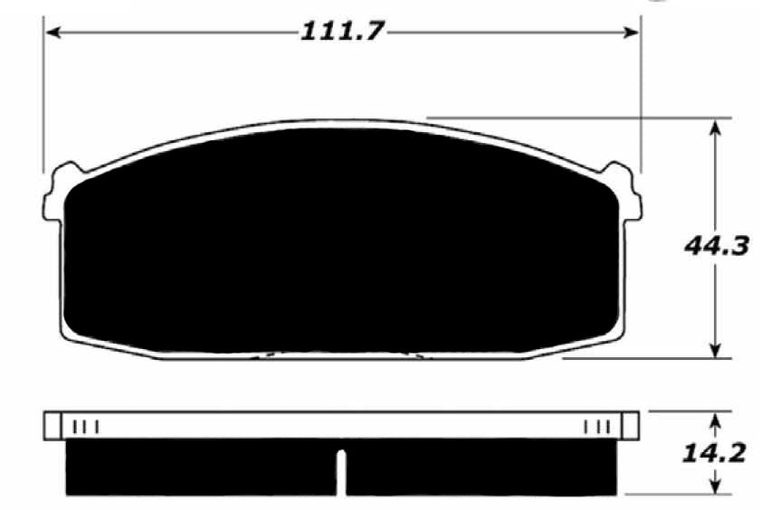 Porterfield Brake Pads for 1988 Nissan 200SX 4cyl